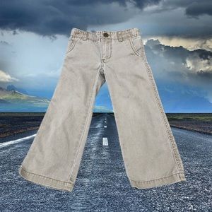 Carter’s 3T Toddler Jeans in grey / beige NWOT